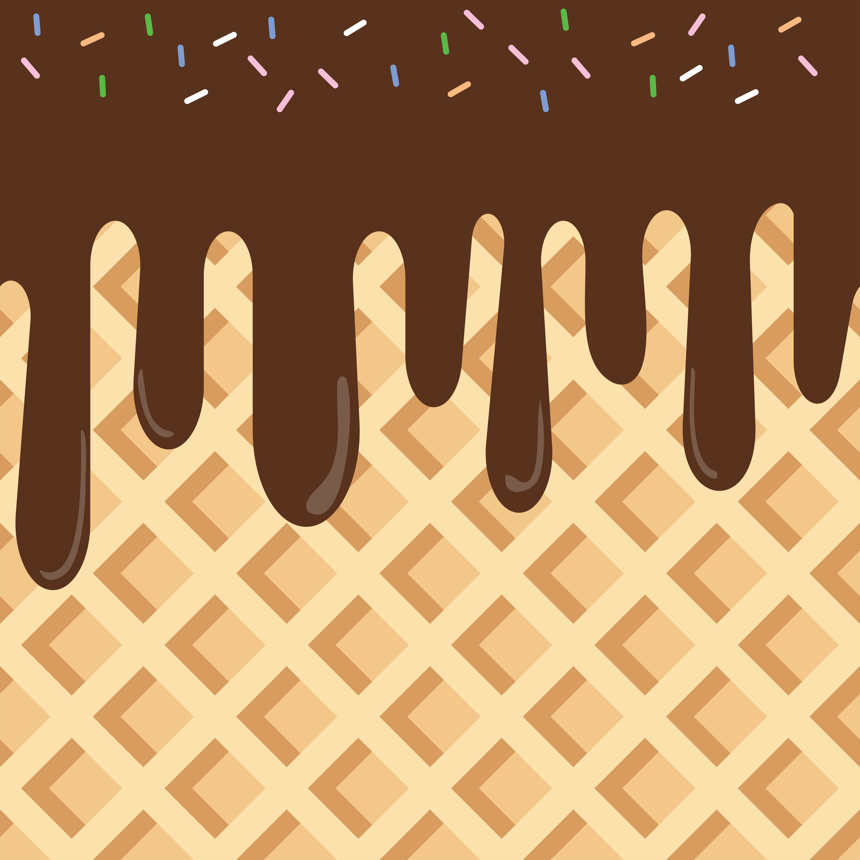 ice cream background seamless pattern